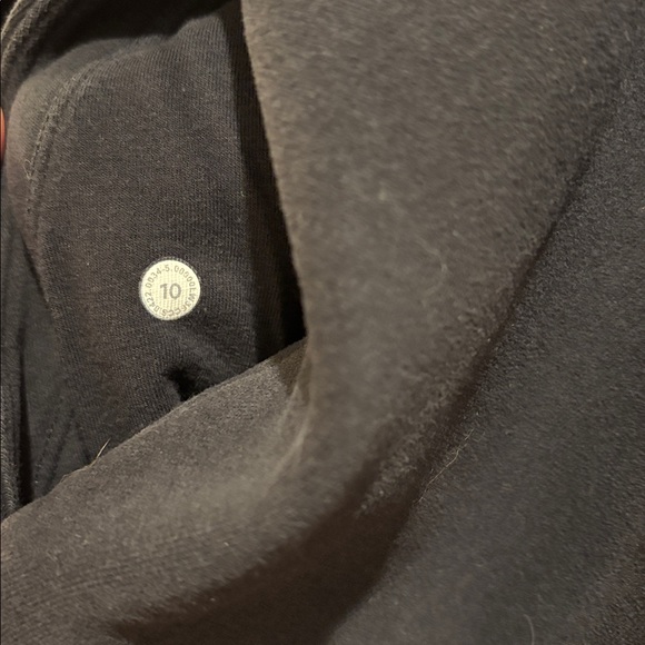 Lululemon Black Zip-Up Hoodie Size 10 - Picture 3 of 4
